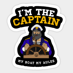 I'm the Captain Sticker